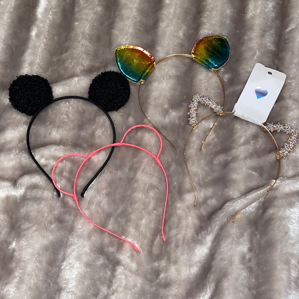 🧸 Animal Ear Headbands 🐱